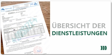 Übersicht der Dienstleistungen insize